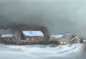 War in Ukraine Why I Was Blindsided - Painting by Alex Katsenelson