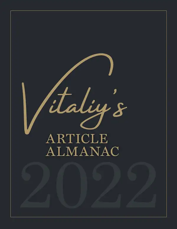 Vitaliy's Article Almanac 2022